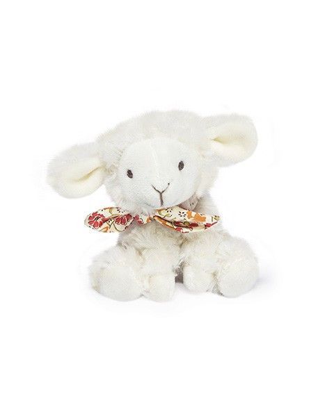 Мягкая игрушка овечка Agneau blanc avec chouchou, 12 см, Doudou et Companie DC3817 - купить, цена