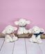 Мягкая игрушка овечка Agneau blanc avec chouchou, 12 см, Doudou et Companie DC3817, фото 1