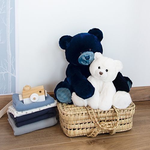 Мягкая игрушка мишка Oscar blanc cass&eacute;, 25 см, Histoire d'Ours HO3022 - купить, цена