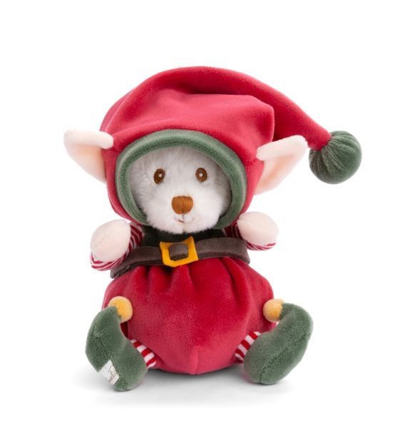 М'які іграшки ведмедики Ziggy Santa's Little Helper, 15 см, Bukowski Design - купити, ціна
