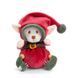 М'які іграшки ведмедики Ziggy Santa's Little Helper, 15 см, Bukowski Design, фото 2