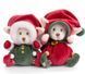 М'які іграшки ведмедики Ziggy Santa's Little Helper, 15 см, Bukowski Design, фото 1