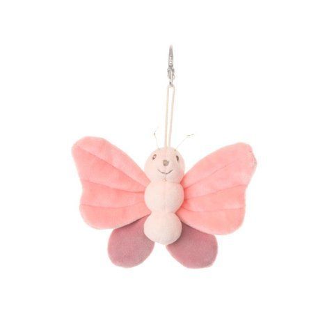 Брелок метелик Butterfly KR, Bukowski Design 23136ABD/рожевий - купити, ціна