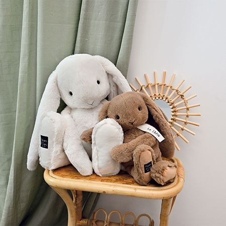 М'яка іграшка зайчик LE LAPIN - Blanc, 50 см, Histoire d'Ours HO3243 - купити, ціна