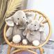 Мягкая игрушка слоник Peluche El&eacute;phant Gris, 23 см, Histoire d'Ours HO1283, фото 4