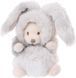 Іграшка м'яка ведмедик Ziggy Winter Rabbit, 15 см, Bukowski Design 17-117B, фото 1