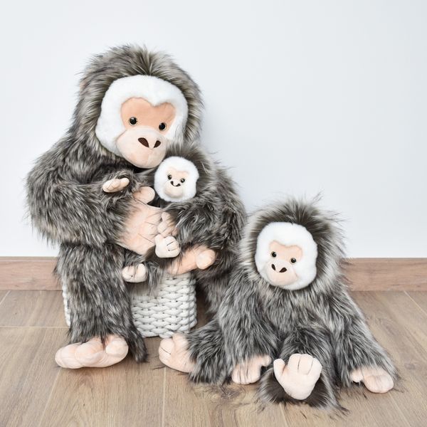 М'яка іграшка мавпочка Peluche Singe Marron, 45 см, Histoire d'Ours HO3046 - купити, ціна
