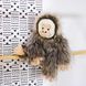 М'яка іграшка мавпочка Peluche Singe Marron, 45 см, Histoire d'Ours HO3046, фото 2