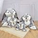 М'яка іграшка зайчик Lapin Marius - Gris chaud, 40 см, Histoire d'Ours HO2297, фото 4