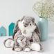 М'яка іграшка зайчик Lapin Marius - Gris chaud, 50 см, Histoire d'Ours HO2298, фото 3