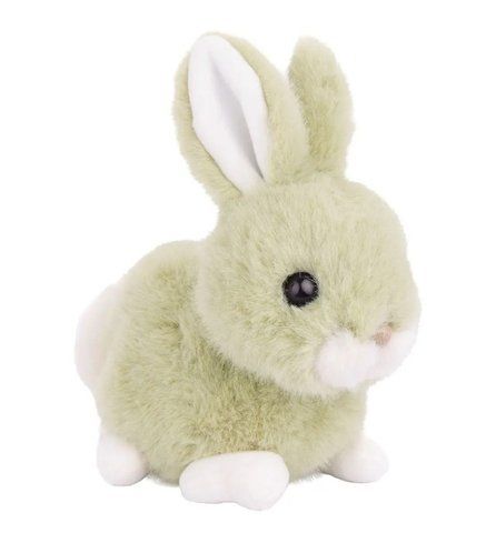 М'яка іграшка зайчик Baby Bunny - Lime, 15 см, Bukowski Design 24107F - купити, ціна