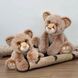 Мягкая игрушка лев Peluche B&eacute;b&eacute; Lion Marron, 18 см, Histoire d'Ours HO3056, фото 4