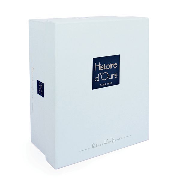 М'яка іграшка ведмедик Ours Preppy Chic Rose poudr&eacute;, 30 см, Histoire d'Ours HO3132 - купити, ціна