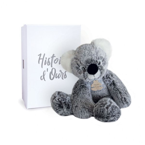 М'яка іграшка коала Peluche Koala Gris, 25 см, Histoire d'Ours HO3006 - купити, ціна