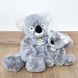 М'яка іграшка коала Peluche Koala Gris, 25 см, Histoire d'Ours HO3006, фото 4