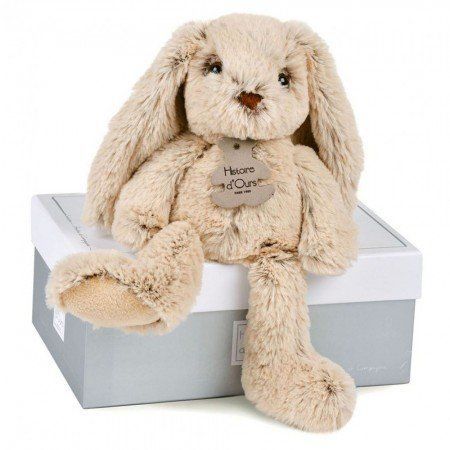 Мягкая игрушка зайчик Peluche Lapin Beige, 25 см, Histoire d'Ours HO2430 - купить, цена
