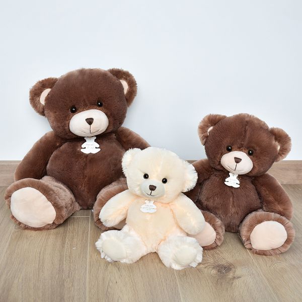 М'яка іграшка ведмедик Ours BELLYDOU Marron, 60 см, Histoire d'Ours HO2894 - купити, ціна