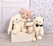 Мягкая игрушка зайчик Peluche lapin preppy Chic - Blanc, 30 см, Histoire d'Ours HO3134, фото 4