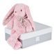 Мягкая игрушка зайчик Peluche Lapin Rose, 40 см, Histoire d'Ours HO2435, фото 2