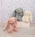 М'яка іграшка зайчик Peluche lapin preppy Chic - Rose poudr&eacute;, 30 см, Histoire d'Ours HO3136, фото 3