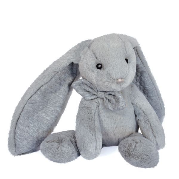 Мягкая игрушка зайчик Peluche lapin preppy Chic - Gris perle, 30 см, Histoire d'Ours HO3138 - купить, цена