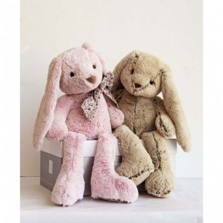М'яка іграшка зайчик Peluche Lapin Beige, 40 см, Histoire d'Ours HO2431 - купити, ціна