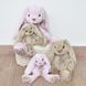 М'яка іграшка зайчик Peluche Lapin Beige, 40 см, Histoire d'Ours HO2431, фото 4